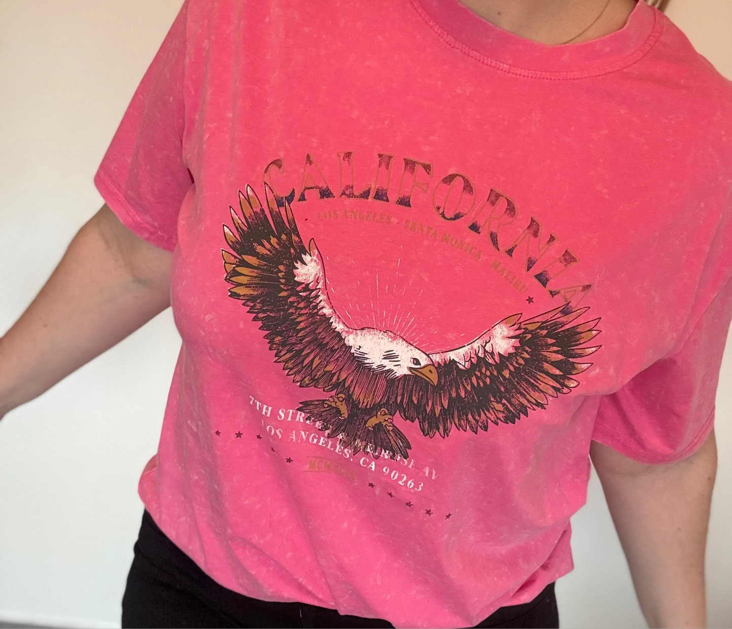 T-shirt rose Enora