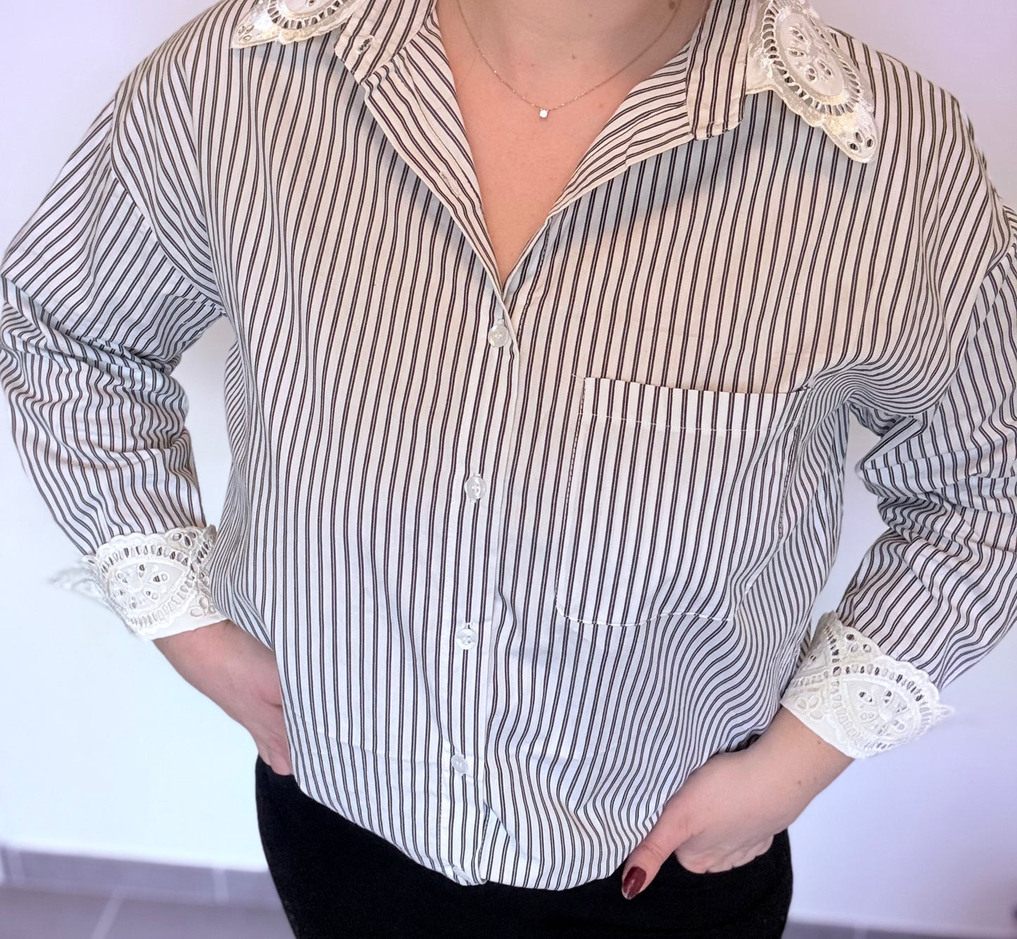 Chemise à rayures Jade