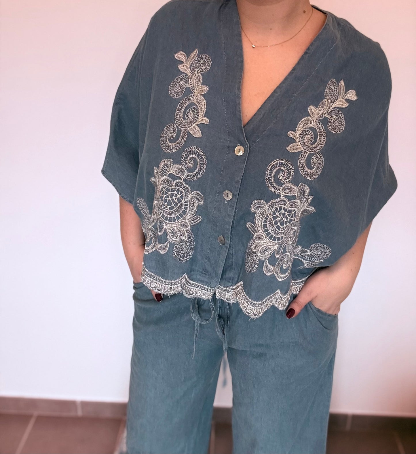 Ensemble brodé Léna